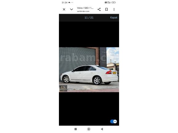 Sahibinden Volvo S80 1.6 D2 pawersift 2014 Model