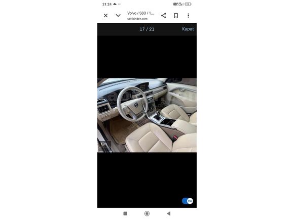 Sahibinden Volvo S80 1.6 D2 pawersift 2014 Model