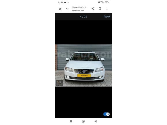 Sahibinden Volvo S80 1.6 D2 pawersift 2014 Model