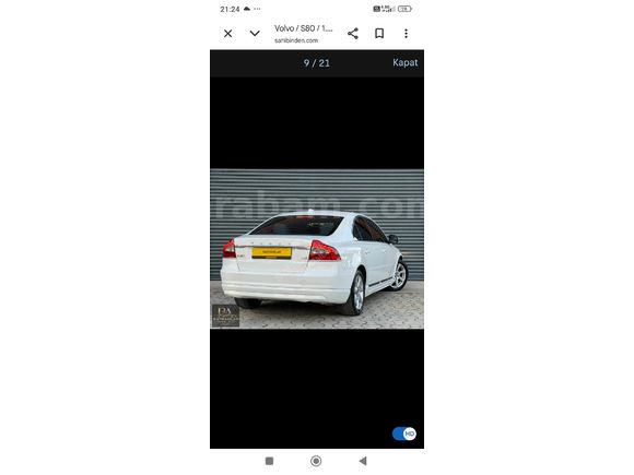 Sahibinden Volvo S80 1.6 D2 pawersift 2014 Model