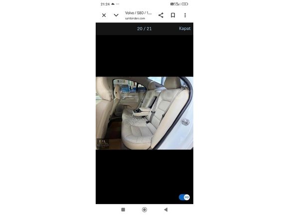 Sahibinden Volvo S80 1.6 D2 pawersift 2014 Model