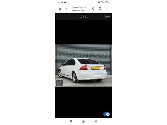 Sahibinden Volvo S80 1.6 D2 pawersift 2014 Model