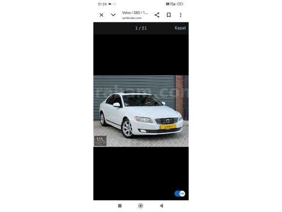 Sahibinden Volvo S80 1.6 D2 pawersift 2014 Model