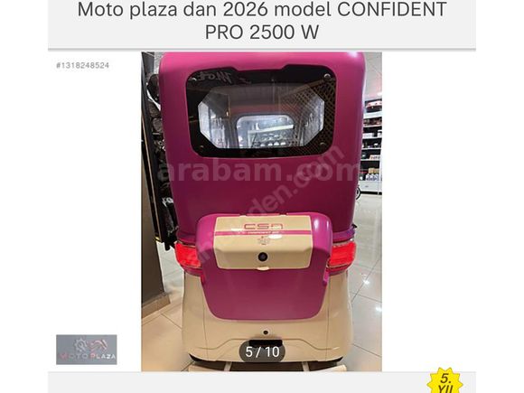 Sahibinden CSN Motor confident pro