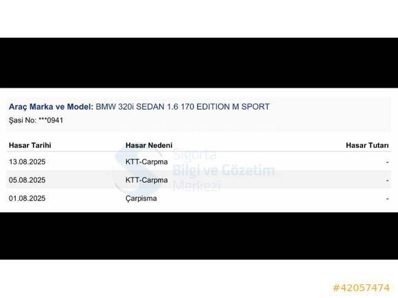 VM AUTO'DAN BMW 320i EDİTİON M SPORT