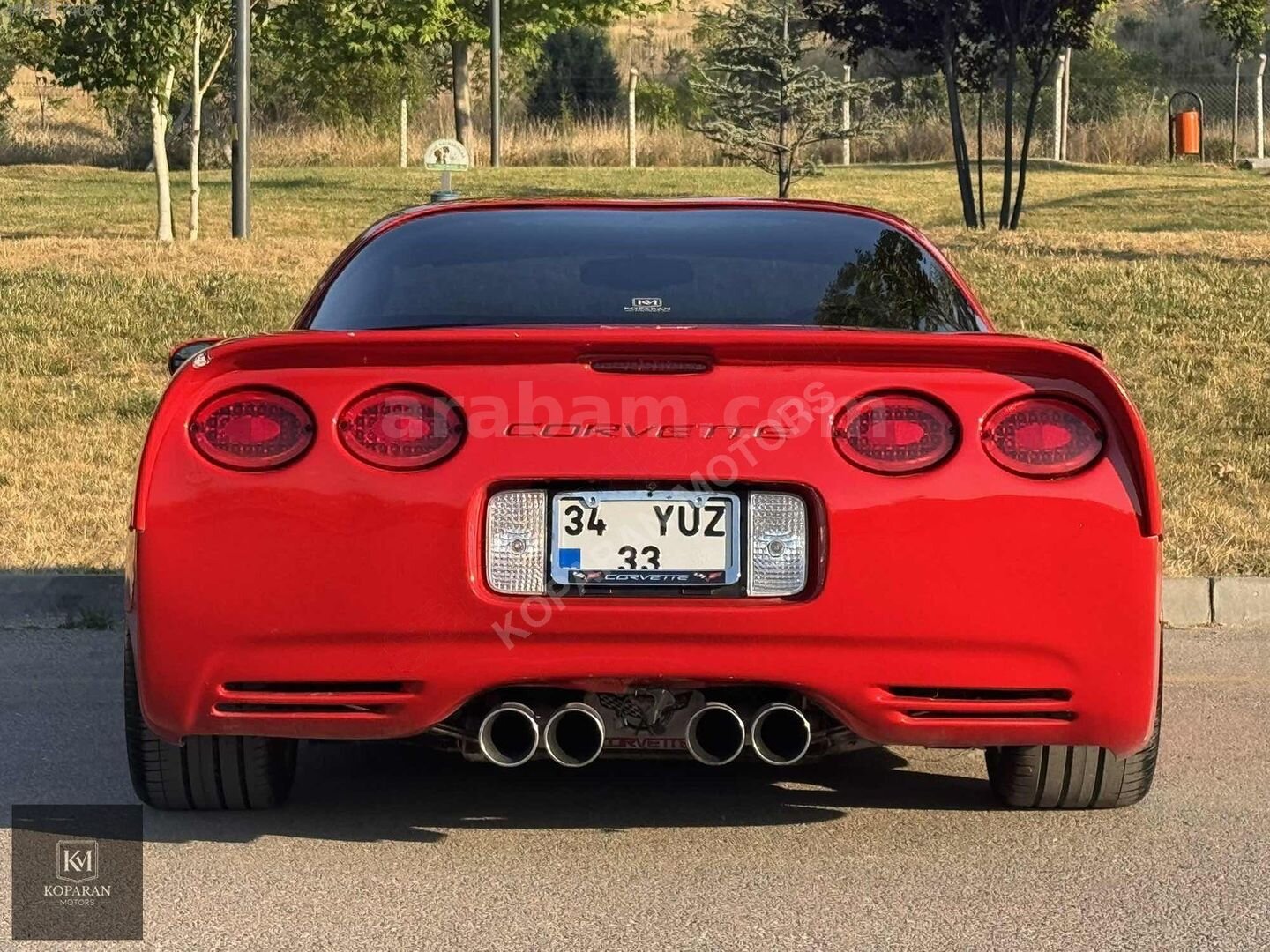 Galeriden Chevrolet Corvette C5 2000 Model Ankara 109.000 km Kırmızı 6