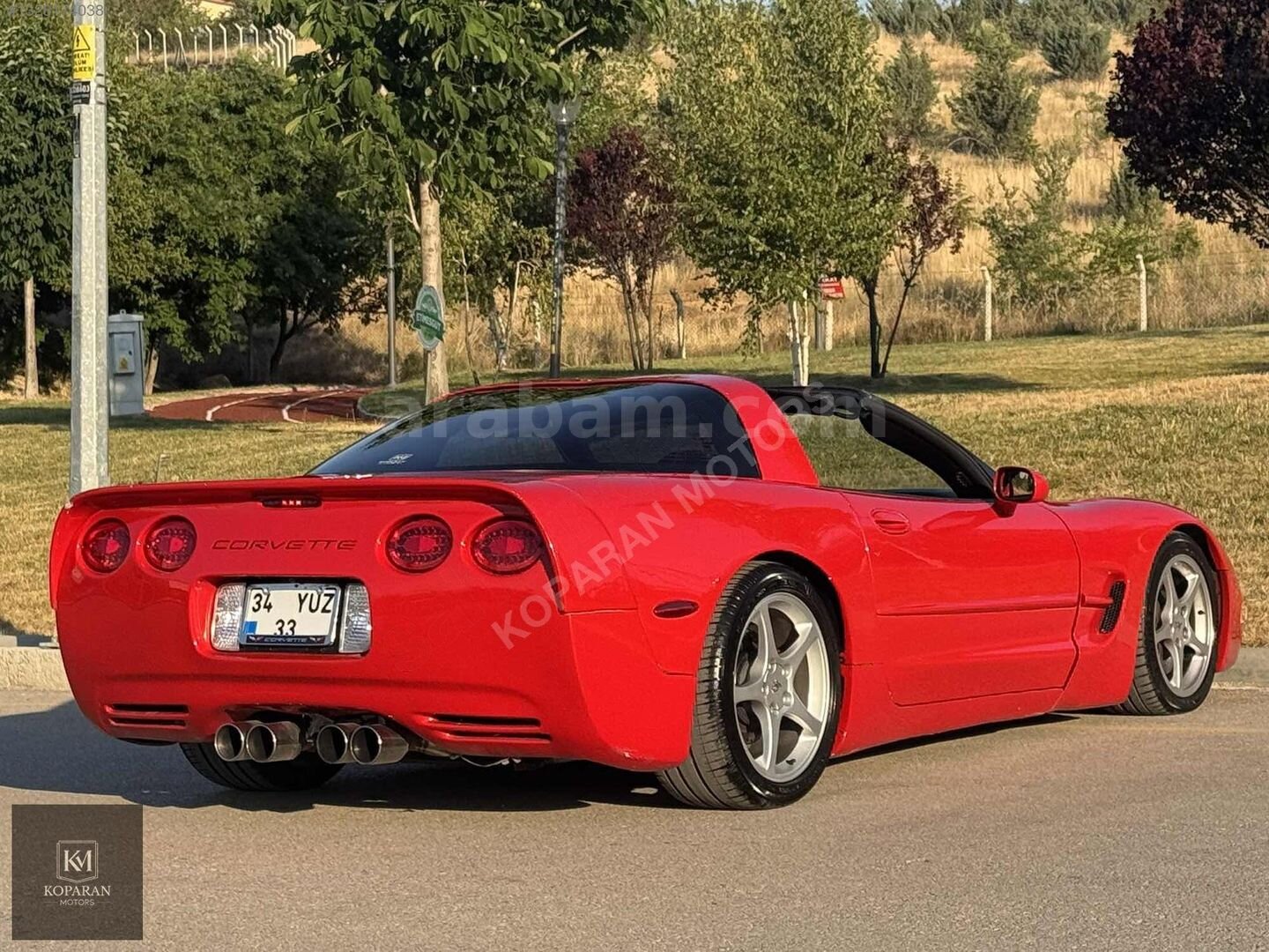 Galeriden Chevrolet Corvette C5 2000 Model Ankara 109.000 km Kırmızı 7