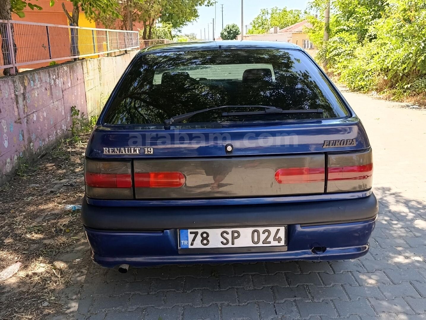 Galeriden Renault R 19 1.6 Europa iE 1999 Model Edirne 352.000 km Mavi (metalik) 5