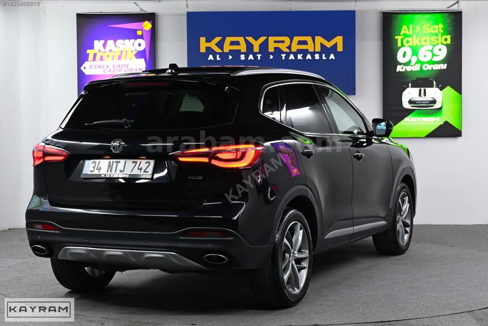 Galeriden MG HS 1.5 T-GDI Luxury 2024 Model İstanbul 52.000 km Siyah 6