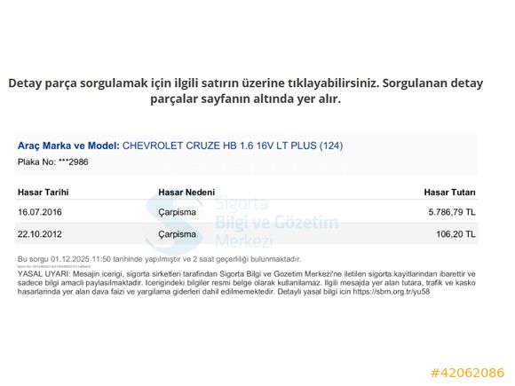 OTOSTORE'DAN Cruze HB 1.6 LT Plus MANUEL LPG'Lİ 2012