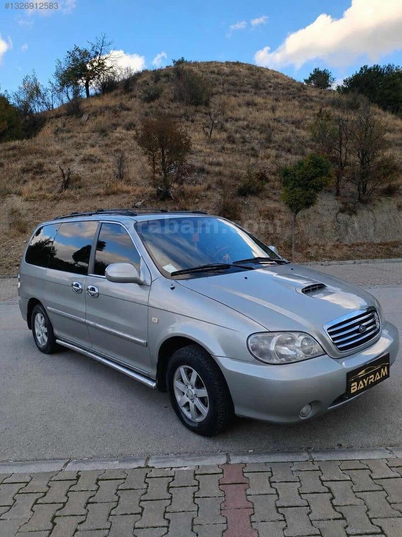 Galeriden Kia Carnival 2.9 CRDi Premium 2003 Model Ankara 300.000 km Gri 2