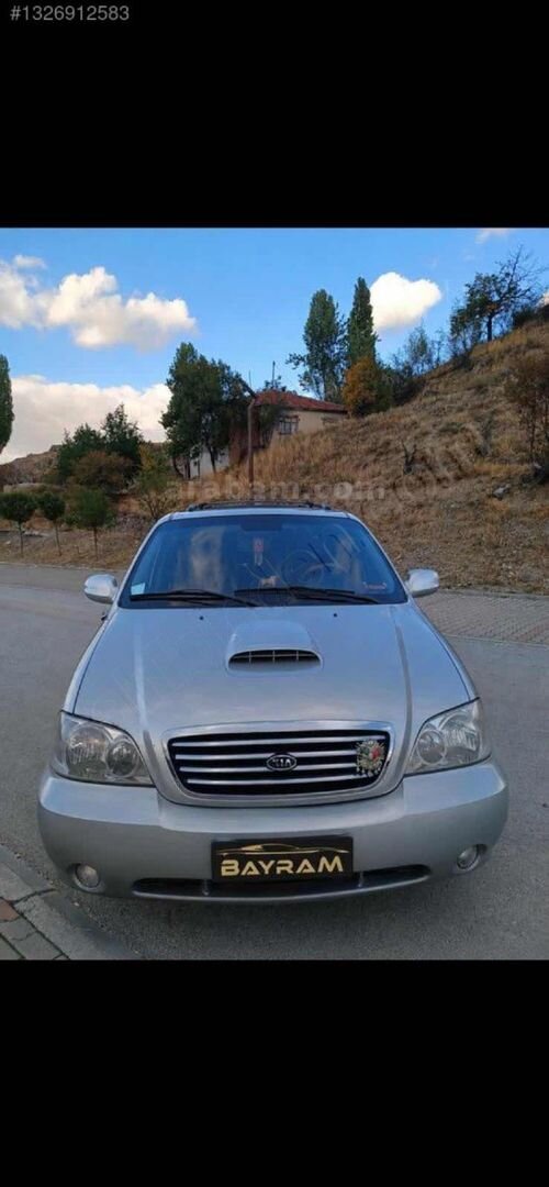 Galeriden Kia Carnival 2.9 CRDi Premium 2003 Model Ankara 300.000 km Gri 1