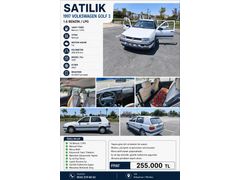 Sahibinden Volkswagen Golf 1.6 Comfortline 1997 Model