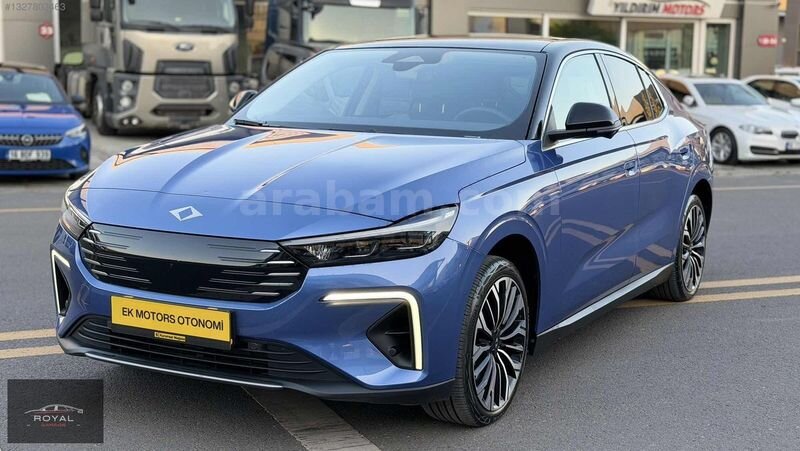 Galeriden TOGG T10F V2 Uzun Menzil 2025 Model Ankara 17.000 km Mavi