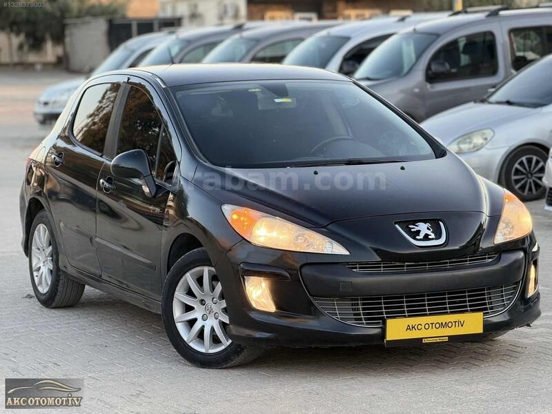 Galeriden Peugeot 308 1.6 HDi Comfort 2009 Model Mardin 250.000 km Siyah