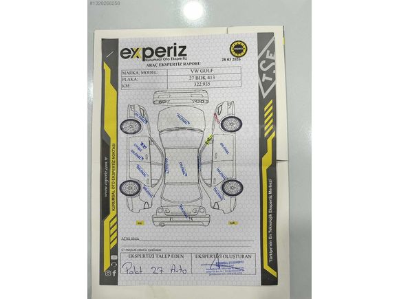 Polat 27 Autodan Masrafsız Golf