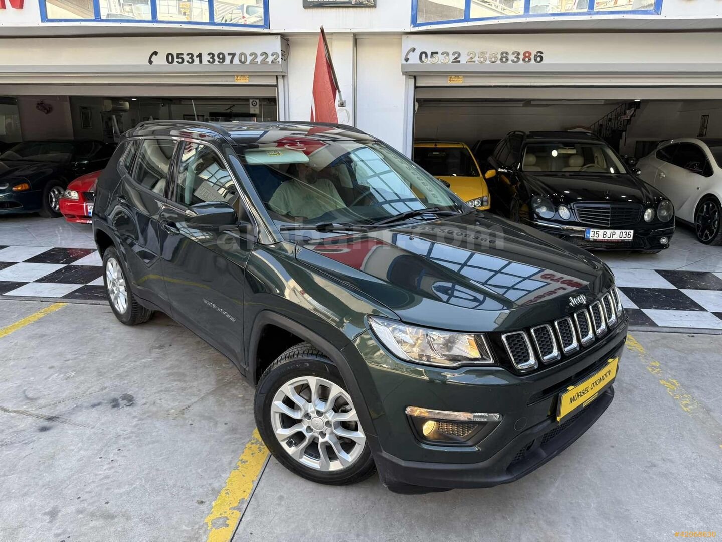 Galeriden Jeep Compass 1.3 GSE Longitude 2020 Model İzmir 34.000 km Yeşil 4
