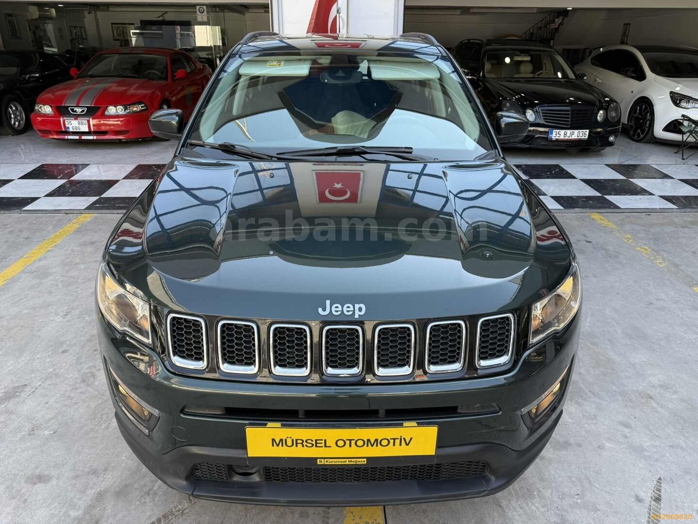 Galeriden Jeep Compass 1.3 GSE Longitude 2020 Model İzmir 34.000 km Yeşil 2