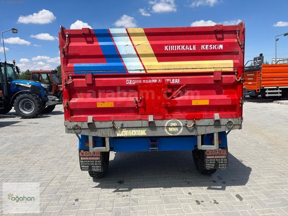 6 TON ÖZGÜR RÖMORK ARKA KAPAK ÇİFT AÇILIR