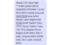 Sahibinden Dacia Sandero 1.5 dCi Stepway 2017 Model İzmir