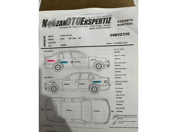 Sahibinden Ford Focus 1.5 TDCi Trend X 2019 Model 