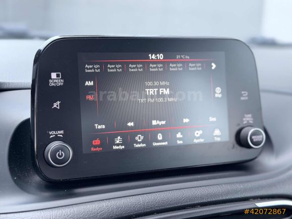 UMH GRUP 2024 MODEL FIAT EGEA 1.4 EASY PLUS 87.000KM