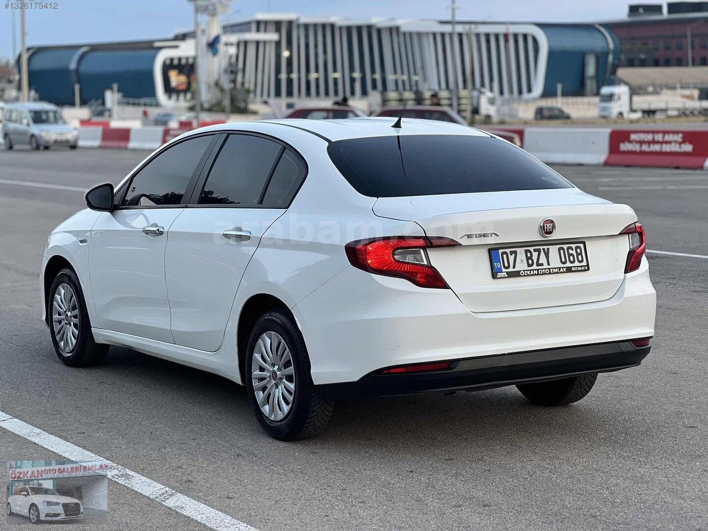 Galeriden Fiat Egea 1.4 Fire Easy 2022 Model Antalya 94.000 km Beyaz 6