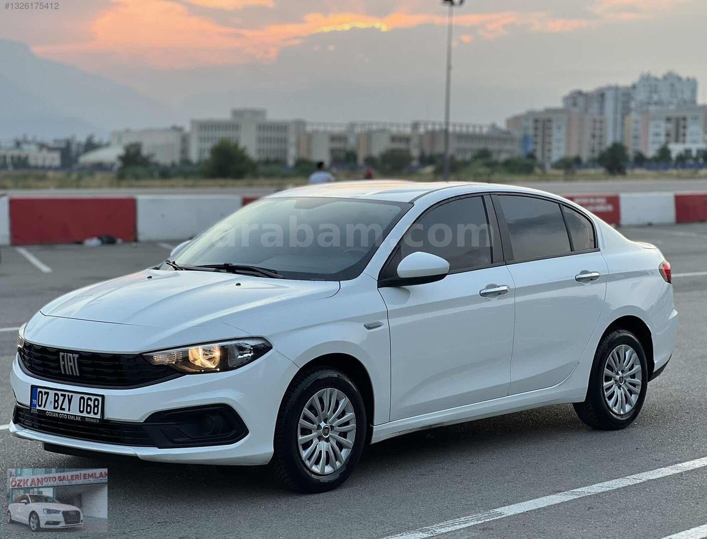 Galeriden Fiat Egea 1.4 Fire Easy 2022 Model Antalya 94.000 km Beyaz 2