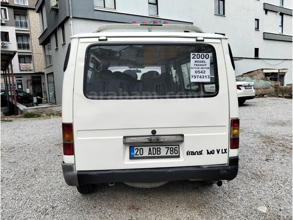 2000 model TRANSİT  LX AYNALAR OTOMATİK Büyük Motor 5+1 Sıfır Vizeli 