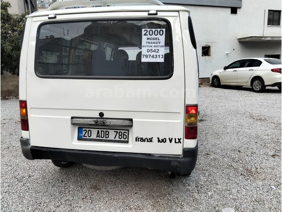 2000 model TRANSİT  LX AYNALAR OTOMATİK Büyük Motor 5+1 Sıfır Vizeli 