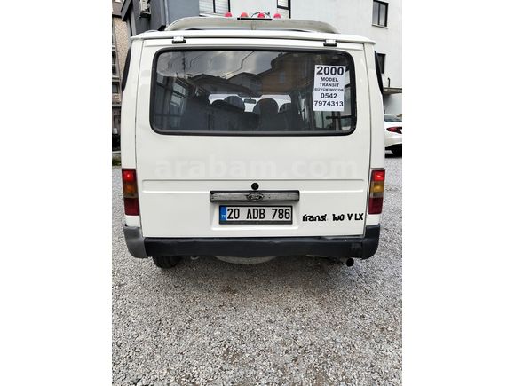 2000 model TRANSİT  LX AYNALAR OTOMATİK Büyük Motor 5+1 Sıfır Vizeli 