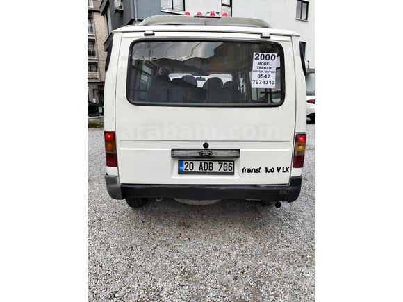 2000 model TRANSİT  LX AYNALAR OTOMATİK Büyük Motor 5+1 Sıfır Vizeli 