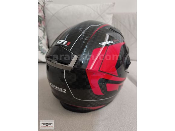 orjinal Carbon kask LS2 + intercom
