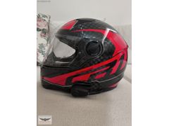 orjinal Carbon kask LS2 + intercom