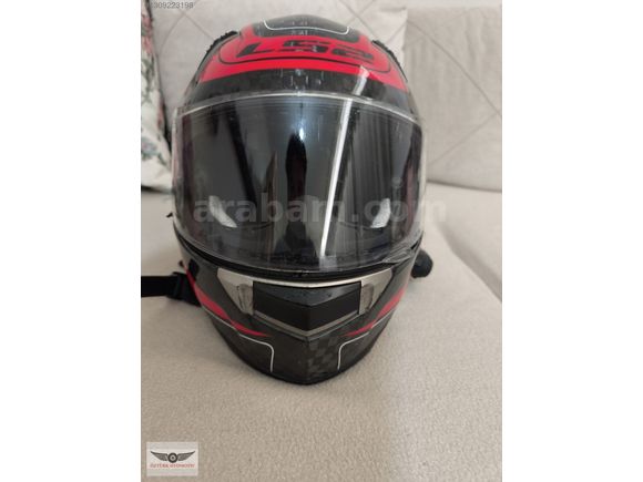 orjinal Carbon kask LS2 + intercom