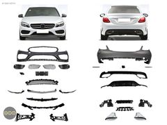 MERCEDES W205 AMG BODY KİT C SERİSİ 2014-2019