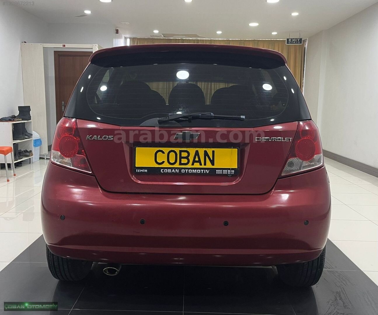Galeriden Chevrolet Kalos 1.4 SX 2005 Model İzmir 181.000 km Kırmızı 5