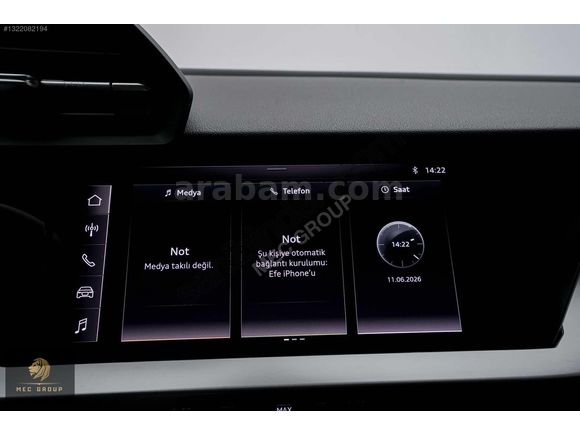 2022 AUDI A3 35 TFSI ADVANCED HATASIZ BOYASIZ