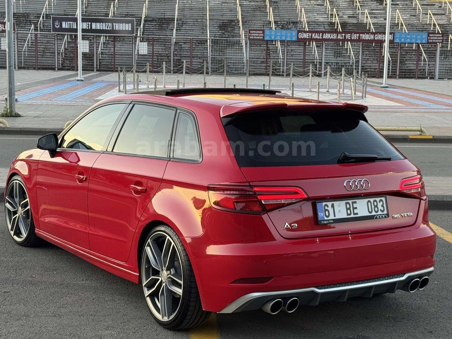 Galeriden Audi A3 Sportback 35 TFSI Sport 2020 Model Trabzon 92.000 km Kırmızı 6