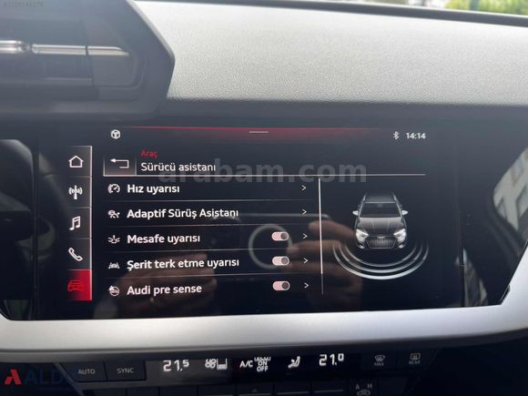Audi Yetkili Bayiden A3 Sportback Advanced 6965 kmde Boyasız