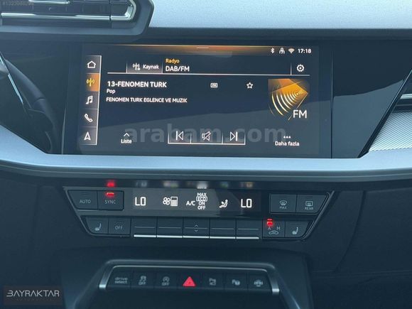BAYRAKTAR'DAN 2025 AUDI A3 SPORTBACK 35TFSI ADVANCED CAM TAVANLI