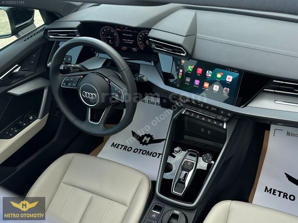 2025 MODEL 6 BİN KM AUDİ A3 35 TFSI MHEV ADVANCED SEDAN HATASIZ