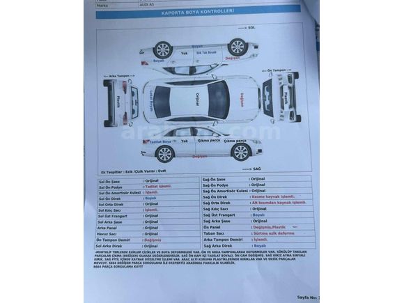 2011 MODEL AUDI A5 COUPE 1.8 TFSI OTOMATİK