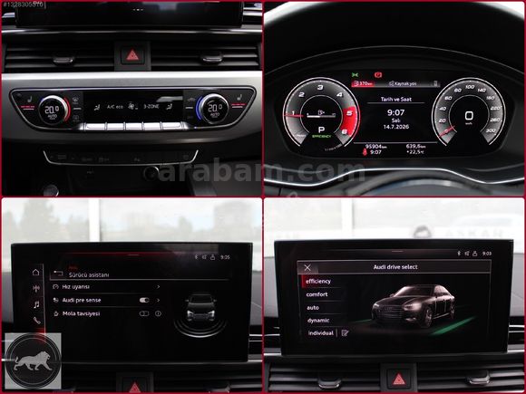 ASKAR OTOMOTİV'DEN 2021 A4SEDAN 40 TDI ADVANCED QUATTRO