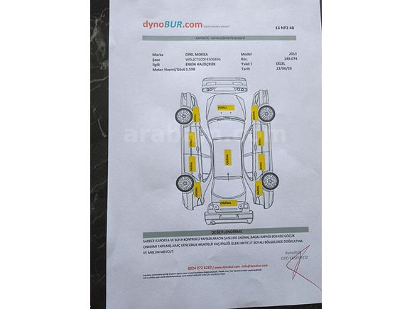 Sahibinden Opel Mokka 1.6 CDTI Enjoy 2015 Model