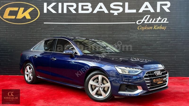 Galeriden Audi A4 Sedan 40 TDI Advanced 2020 Model Antalya 87.000 km Mavi