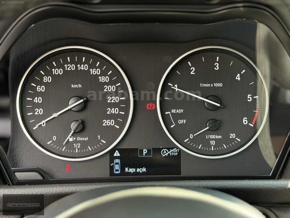 GARAGE9 2017 BMW 216D ACTIVE TOURER G.GÖRÜŞ CAPLAY DERİ KOLTUK