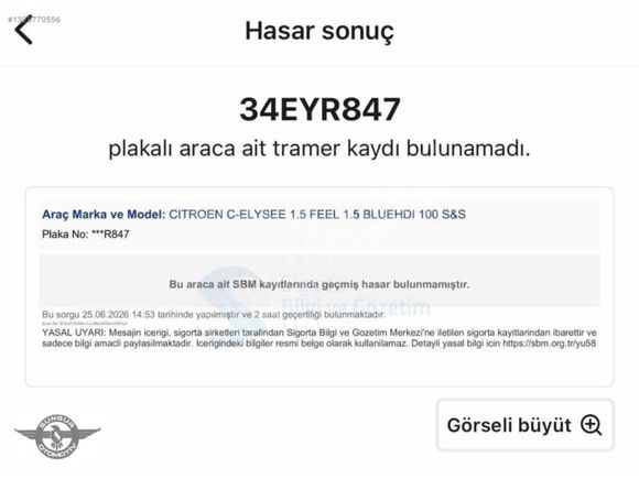 *2021 C-ELYSEE 1.5BlueHDI 199.ooo KM'DE HATASIZZZZ*