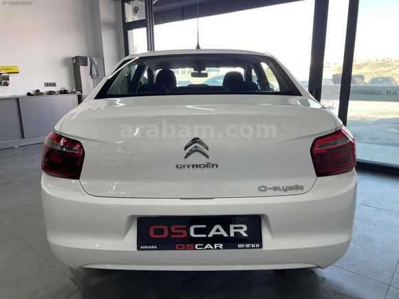 2021 MODEL 1.5 HDI 100 HP CİTROEN C-ELYSEE S BAKIMLI KREDİ KARTI