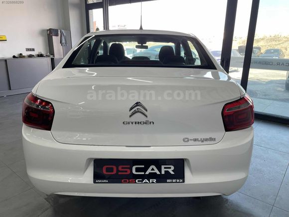 2021 MODEL 1.5 HDI 100 HP CİTROEN C-ELYSEE S BAKIMLI KREDİ KARTI
